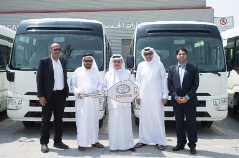 Al Sadiq Transport Receives 35 Toyota Coaster buses