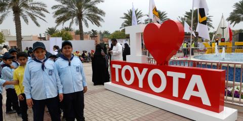Toyota participates in 33rd GCC Traffic Week activities