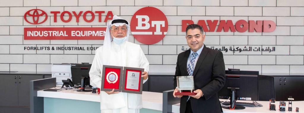 شركة إبراهيم خليل كانو  تحصل على جوائز  عالمية من مجموعة تويوتا لمعدات مناولة المواد