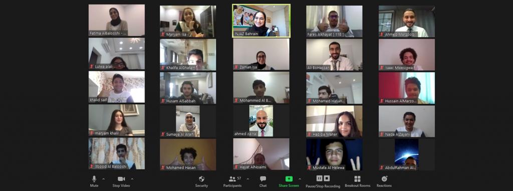 جولة افتراضية لطلبة برنامج إنجاز البحرين في قسم التسويق والاتصالات بشركة إبراهيم خليل كانو